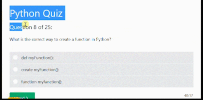 Test BRO extension solving test questions